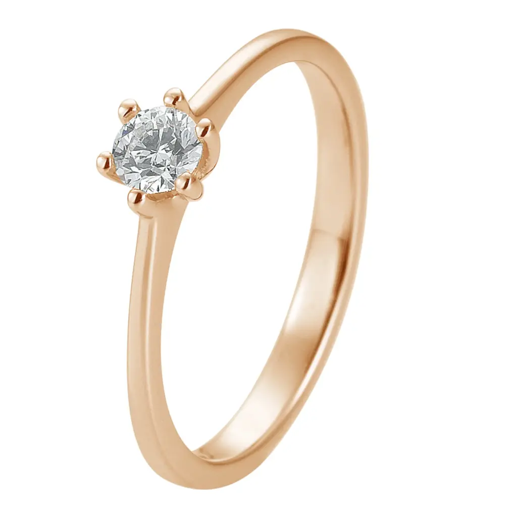 Verlobungsring Roségold 