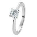 Verlobungsring Weißgold