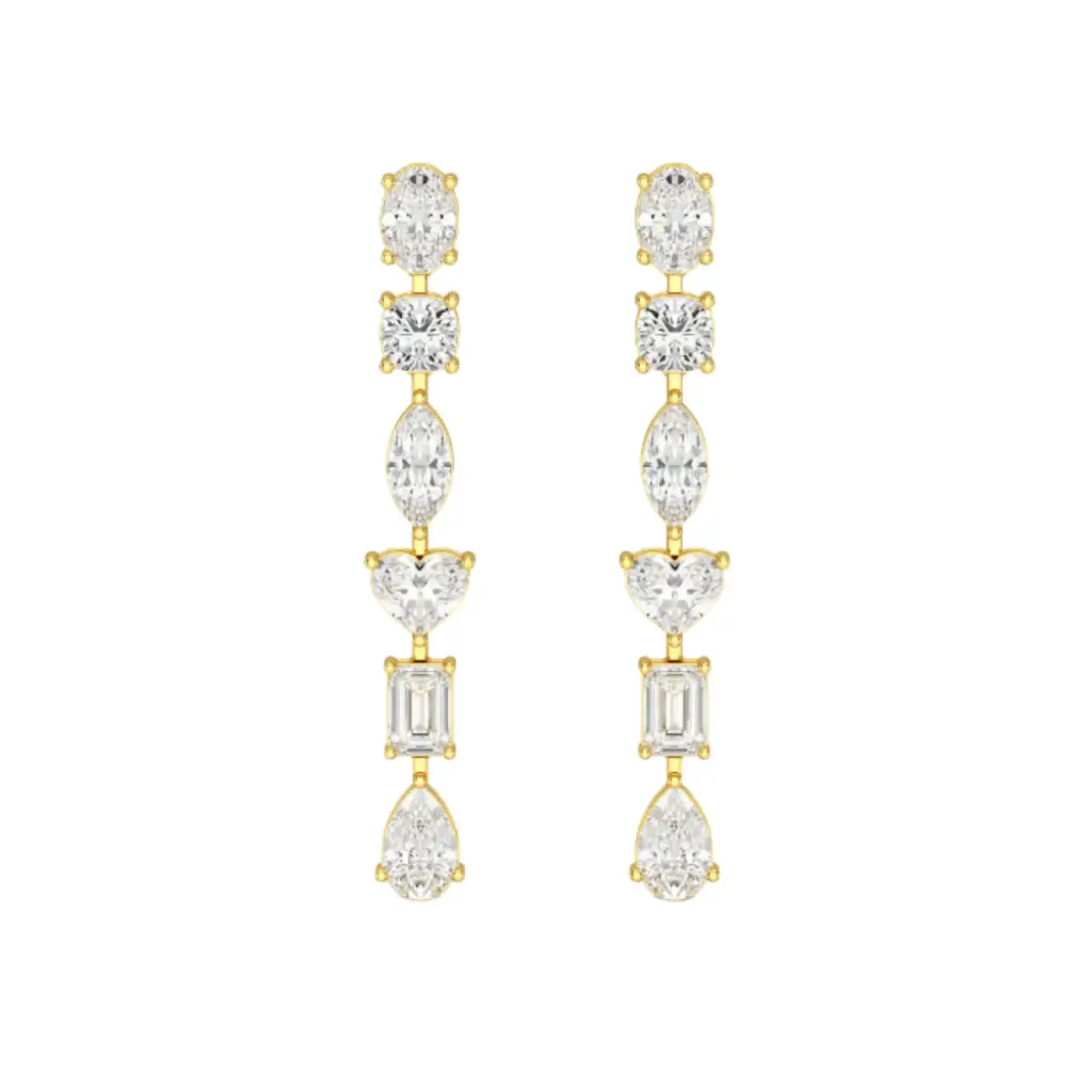 Ohrhänger labgrown Diamant