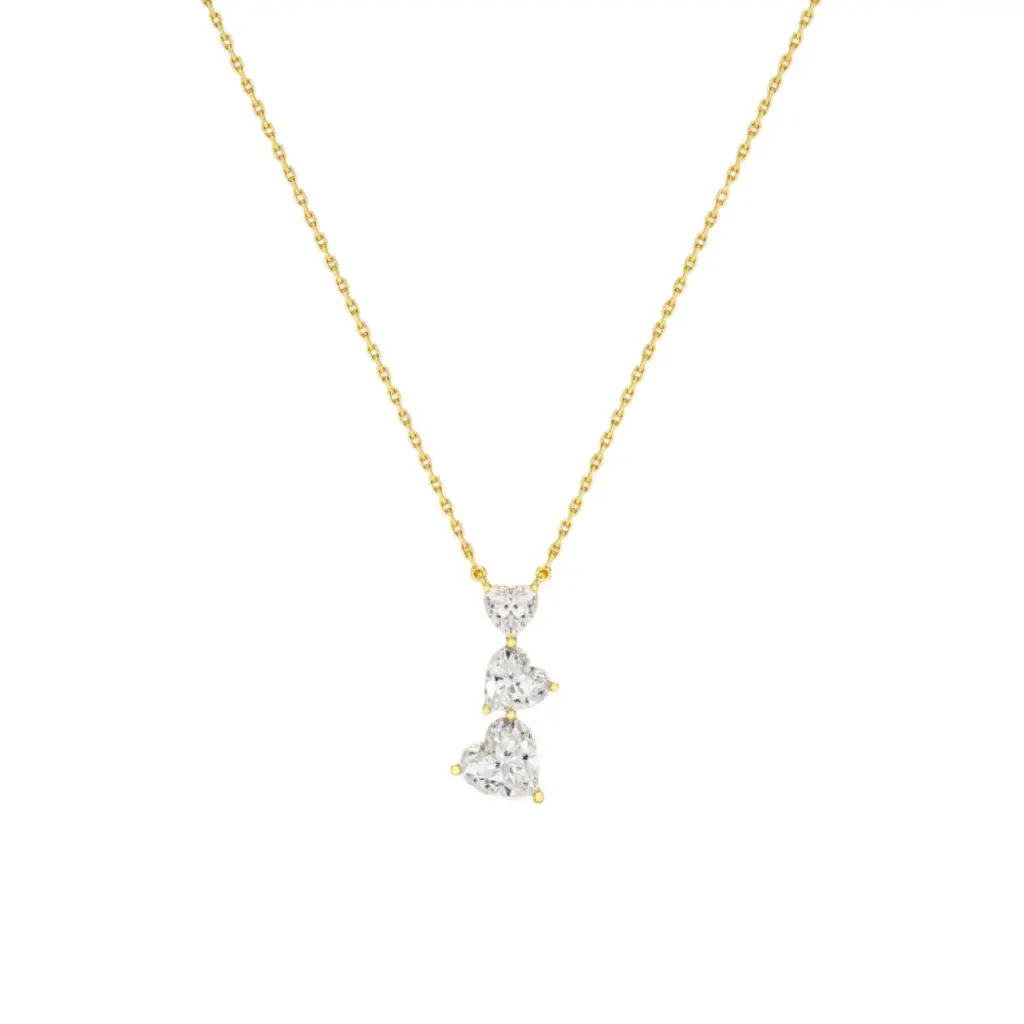 Kette mit Anhänger labgrown Diamant