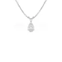 Kette mit Anhänger labgrown Diamant