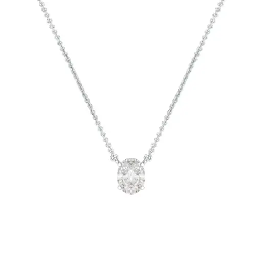 Kette mit Anhänger labgrown Diamant
