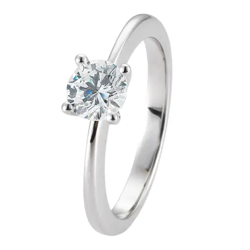 Verlobungsring Weißgold