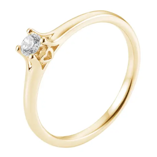 Verlobungsring Gelbgold