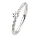 Verlobungsring Weißgold