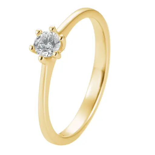 Verlobungsring Gelbgold