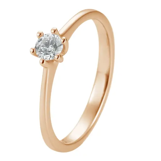 Verlobungsring Roségold 
