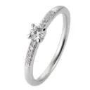 Verlobungsring Weißgold